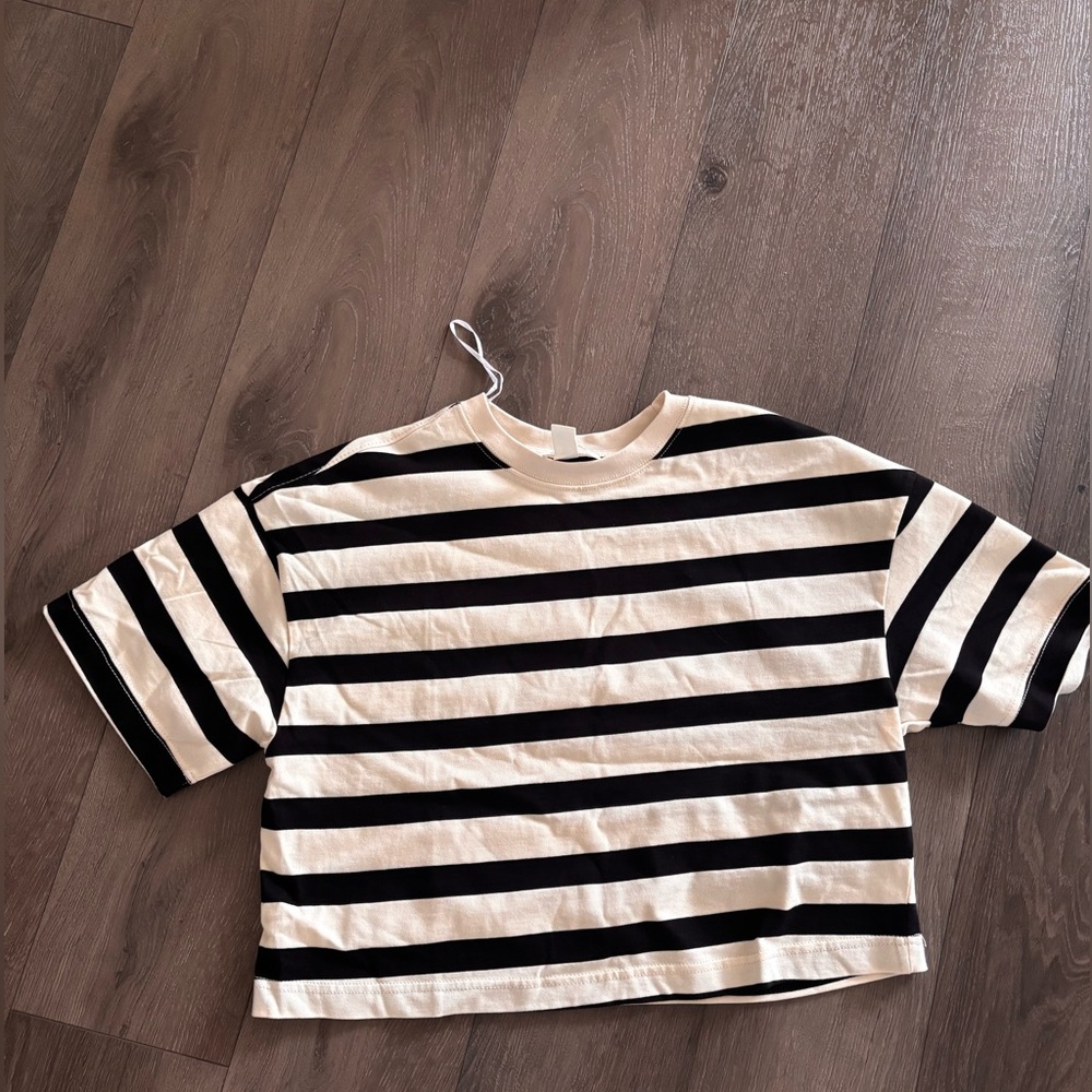 Striped Black and White Shirt
